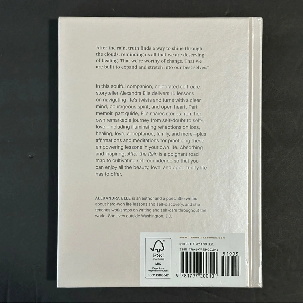After the Rain Hardcover by Alexandra Elle | Memoir, Self-help | Hardcover - Picture 2 of 11